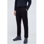 Boss Green pantaloni de trening din bumbac BOSS GREEN culoarea negru, neted
