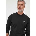 Boss Green pulover BOSS GREEN barbati, culoarea negru, light