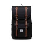 Herschel rucsac Little America Backpack culoarea negru, mare, neted