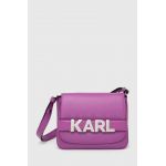 Karl Lagerfeld poseta culoarea violet