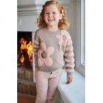 Mayoral pantaloni copii culoarea roz, cu imprimeu