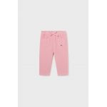 Mayoral pantaloni copii culoarea roz, neted