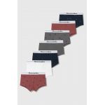 Abercrombie & Fitch boxeri copii 7-pack culoarea bordo