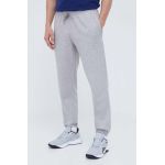 adidas pantaloni de trening culoarea gri, melanj