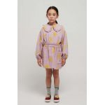 Bobo Choses fusta din bumbac pentru copii culoarea violet, mini, evazati
