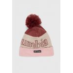 Columbia caciula culoarea bordo, din tricot gros
