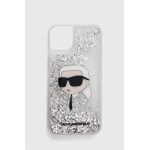 Karl Lagerfeld husă pentru telefon iPhone 14 Plus 6,7 culoarea argintiu