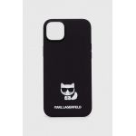 Karl Lagerfeld husă pentru telefon iPhone 14 Plus 6,7 culoarea negru