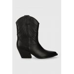 Answear Lab cizme femei, culoarea negru, cu toc drept