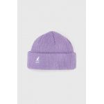 Kangol caciula culoarea violet, din tricot gros