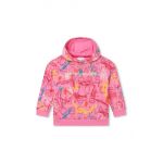 Marc Jacobs bluza copii culoarea roz, cu glugă, modelator