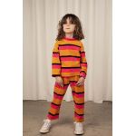 Mini Rodini pulover de bumbac pentru copii culoarea portocaliu