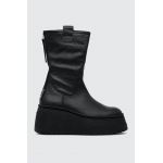 Steve Madden cizme de piele Pointer femei, culoarea negru, toc pana, SM11002058
