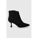 Answear Lab botine femei, culoarea negru, cu toc cui