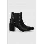 Answear Lab cizme femei, culoarea negru, cu toc drept