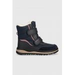 Geox cizme de iarna pentru copii J36EWB 054FU J ADELHIDE B AB culoarea albastru marin