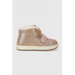 Geox sneakers de piele întoarsă pentru copii B364ZA 07722 B TROTTOLA WPF culoarea roz