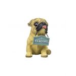 Decoratiune pentru gradina, din rasina, model catel, inaltime 16cm / ZTS 8019 Engros