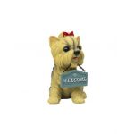 Decoratiune pentru gradina, din rasina, model catel, inaltime 16cm / ZTS 8020 Engros