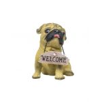 Decoratiune pentru gradina, din rasina, model catel, inaltime 20cm / ZTS 8013 Engros