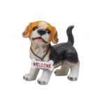 Decoratiune pentru gradina, din rasina, model catel, inaltime 23cm / ZTS 8010 Engros