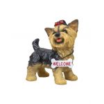 Decoratiune pentru gradina, din rasina, model catel, inaltime 24cm / ZTS 8009 Engros