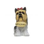 Decoratiune pentru gradina, din rasina, model catel, inaltime 27cm / ZTS 8007 Engros