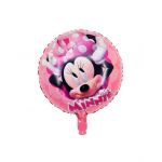 En-gros Balon din folie metalizata, figurine animate, cu bat pentru sustinere, 44.5×50cm