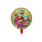 En-gros Balon din folie metalizata, figurine animate, cu bat pentru sustinere, 44.5×50cm