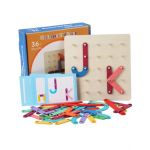 Montessori geoboard lemn Engros
