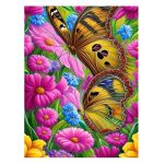 Pictura cu diamante pe sasiu lemn 20*30cm GM515 Engros