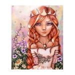 Pictura cu diamante pe sasiu lemn 20*30cm GM517 Engros