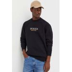 Dickies bluza barbati, culoarea negru, cu imprimeu