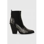 Answear Lab cizme femei, culoarea negru, cu toc drept