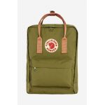 Fjallraven rucsac Kanken culoarea verde, mare, cu imprimeu F23510.631.241-241