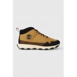 Timberland pantofi Winsor Trail Mid Fab WP barbati, culoarea maro, TB0A62WM2311