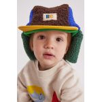 Bobo Choses caciula copii culoarea verde, din tricot gros