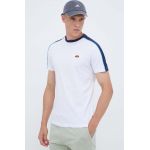 Ellesse tricou barbati, culoarea alb, cu imprimeu