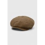 Kangol basca din bumbac culoarea verde, bumbac