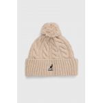 Kangol caciula din amestec de lana culoarea bej