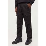 G-Star Raw pantaloni de bumbac culoarea negru, drept