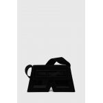 Karl Lagerfeld geanta de mana din piele intoarsa culoarea violet