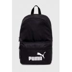 Puma rucsac culoarea negru, mic, neted