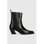 Vagabond Shoemakers cizme de piele ALINA femei, culoarea negru, cu toc drept, 5421.201.20