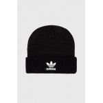 adidas Originals caciula culoarea negru, din tesatura neteda