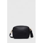 Answear Lab poseta de piele culoarea negru