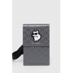 Karl Lagerfeld carcasa de telefon culoarea gri