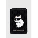 Karl Lagerfeld suport pentru card magnetic culoarea negru