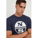 North Sails tricou din bumbac cu imprimeu