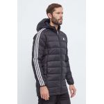 adidas geaca de puf barbati, culoarea negru, de iarna
